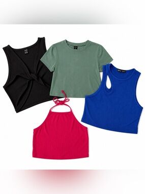 Women’s Crop Tops 4 pk.